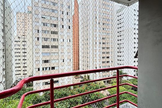 Varanda de apartamento à venda com 1 quarto, 35m² em Moema, São Paulo