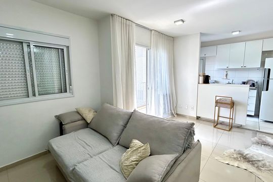 Sala de apartamento à venda com 1 quarto, 47m² em Vila Galvão, Guarulhos