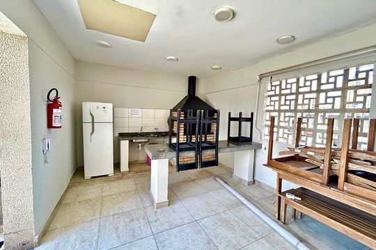 Área comum - Churrasqueira de apartamento à venda com 1 quarto, 47m² em Vila Galvão, Guarulhos