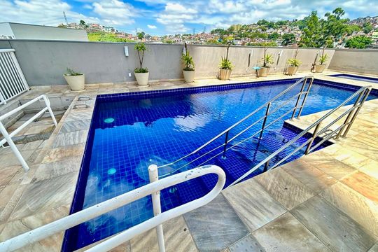 Área comum - Piscina de apartamento à venda com 1 quarto, 47m² em Vila Galvão, Guarulhos