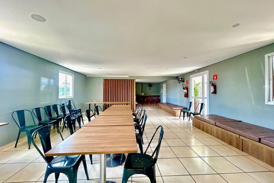Área comum - Salão de festas de apartamento à venda com 1 quarto, 47m² em Vila Galvão, Guarulhos