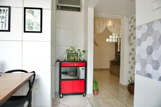 Cozinha e Área de Serviço de apartamento à venda com 3 quartos, 67m² em São Cristóvão, Belo Horizonte