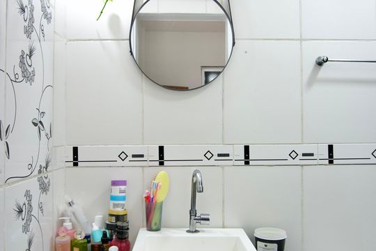 Banheiro da Suíte de apartamento à venda com 3 quartos, 67m² em São Cristóvão, Belo Horizonte