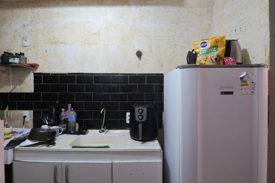 Cozinha e Área de Serviço de apartamento para alugar com 2 quartos, 42m² em Rio Branco, Canoas