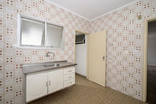 Cozinha de apartamento à venda com 2 quartos, 57m² em Vila Santa Luzia, Taboão da Serra