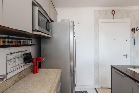 Cozinha  de apartamento à venda com 2 quartos, 40m² em Vila Guilherme, São Paulo