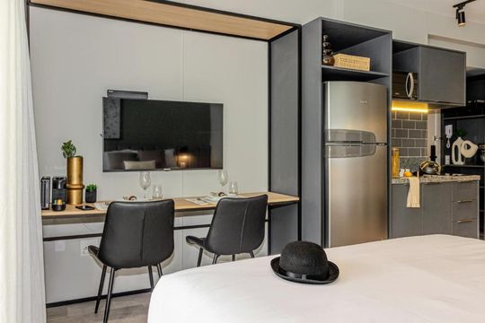 Sala de kitnet/studio à venda com 1 quarto, 27m² em Consolação, São Paulo