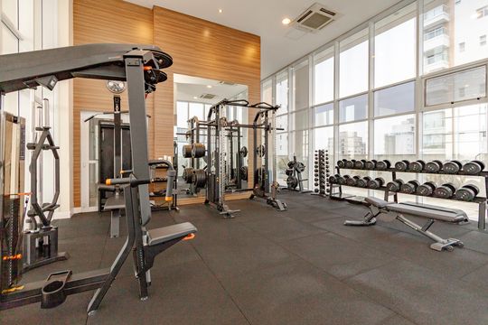 Academia de apartamento à venda com 2 quartos, 74m² em Campo Belo, São Paulo