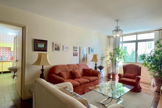 Sala de apartamento para alugar com 3 quartos, 186m² em Paraíso, São Paulo