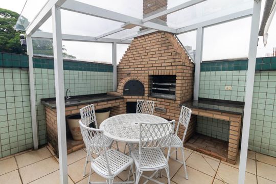 Churrasqueira de apartamento à venda com 2 quartos, 75m² em Jardim Bela Vista, Santo André