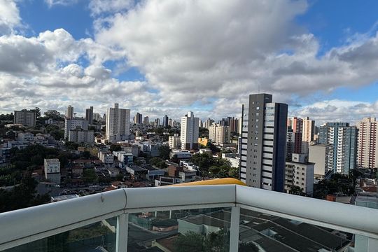 Quarto Varanda de apartamento à venda com 2 quartos, 75m² em Jardim Bela Vista, Santo André