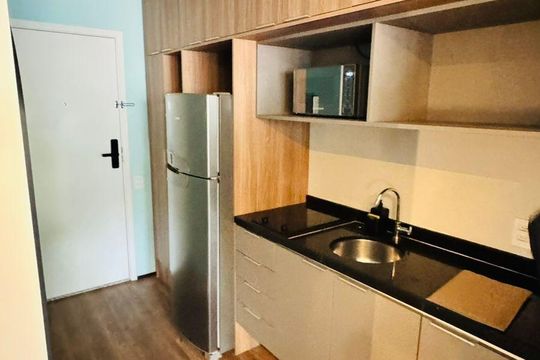 Cozinha de apartamento à venda com 1 quarto, 48m² em Vila Mariana, São Paulo