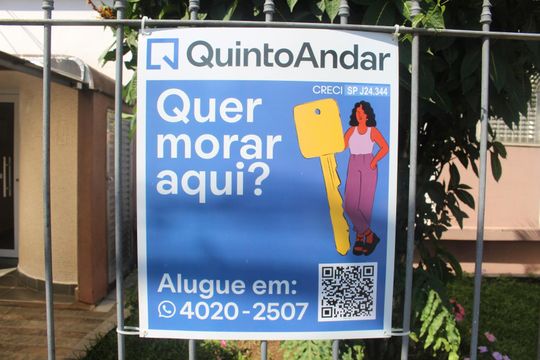 Placa de apartamento para alugar com 3 quartos, 75m² em Jardim Sao Caetano, São Caetano do Sul