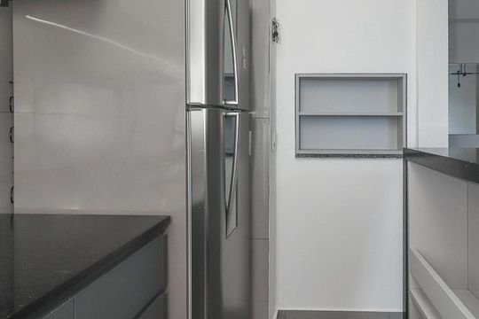 Cozinha de apartamento para alugar com 3 quartos, 72m² em Jardim Itu, Porto Alegre