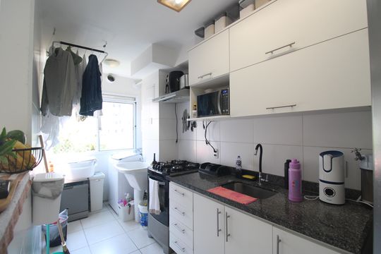 Cozinha de apartamento à venda com 2 quartos, 54m² em Anil, Rio de Janeiro