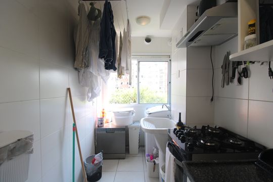 Área de serviço de apartamento à venda com 2 quartos, 54m² em Anil, Rio de Janeiro