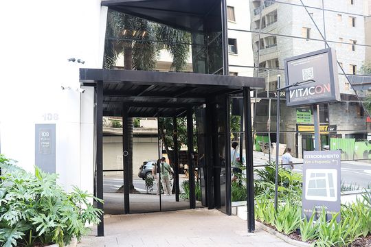 Fachada de kitnet/studio para alugar com 1 quarto, 16m² em Bela Vista, São Paulo