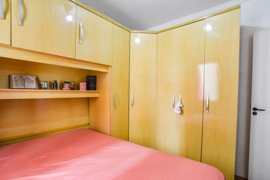 Quarto Suíte de apartamento à venda com 3 quartos, 80m² em Vila Apiai, Santo André