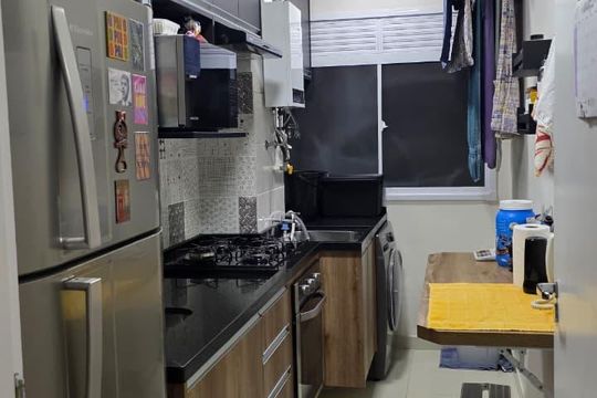 Cozinha de apartamento à venda com 2 quartos, 44m² em Belenzinho, São Paulo