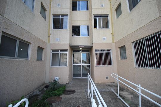 Fachada do bloco de apartamento à venda com 2 quartos, 44m² em Sarandi, Porto Alegre