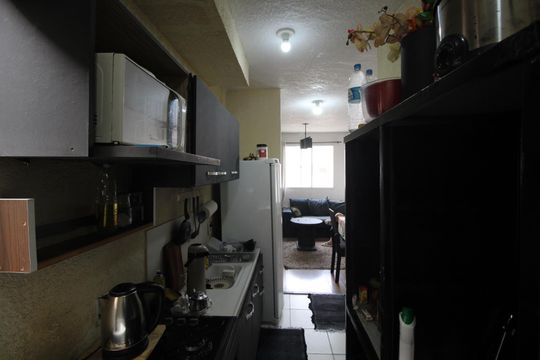 Cozinha de apartamento à venda com 2 quartos, 44m² em Sarandi, Porto Alegre