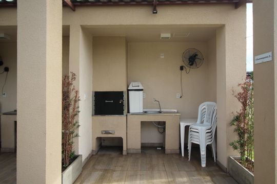 Área comum - Churrasqueira de apartamento à venda com 2 quartos, 44m² em Sarandi, Porto Alegre