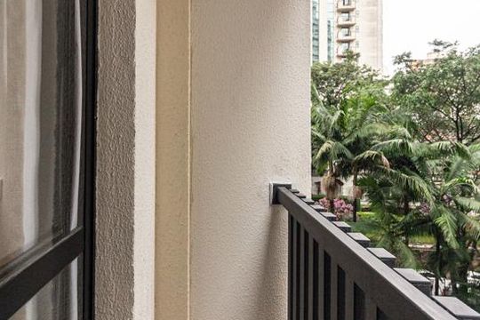 Varanda do Studio de kitnet/studio à venda com 1 quarto, 25m² em Higienópolis, São Paulo