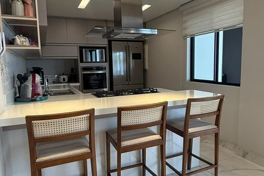 Cozinha  de apartamento à venda com 4 quartos, 259m² em Funcionários, Belo Horizonte