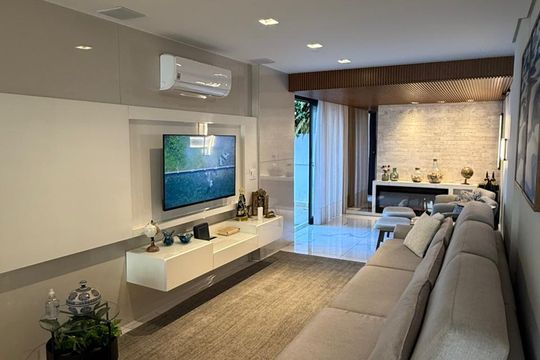 Sala  de apartamento à venda com 4 quartos, 259m² em Funcionários, Belo Horizonte