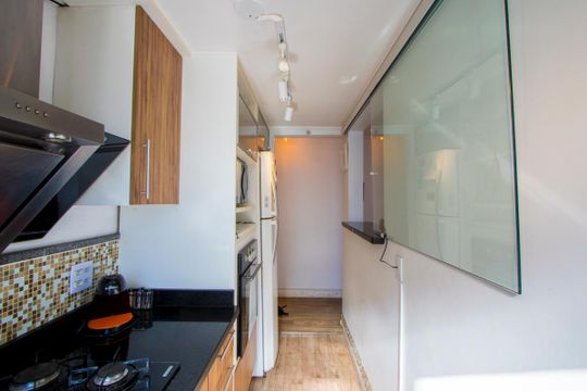Cozinha de apartamento à venda com 3 quartos, 130m² em Parque Sao Vicente, Santo André