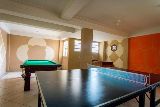 Área comum - Espaço de jogos de apartamento à venda com 3 quartos, 130m² em Parque Sao Vicente, Santo André