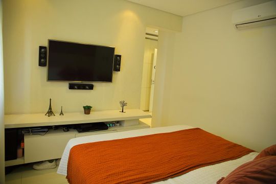 Suíte  de apartamento à venda com 3 quartos, 123m² em Centro, São Bernardo do Campo