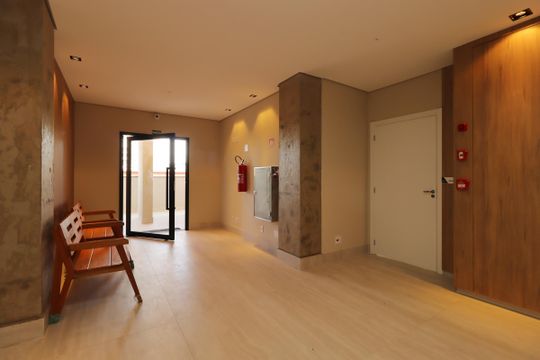 Área Comum - Hall de apartamento à venda com 2 quartos, 58m² em Vila Valparaíso, Santo André