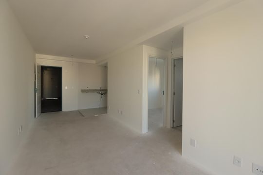Sala de apartamento à venda com 2 quartos, 58m² em Vila Valparaíso, Santo André