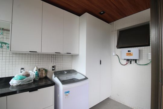 Terraço - Área de serviço de apartamento para alugar com 4 quartos, 328m² em Barra Olímpica, Rio de Janeiro