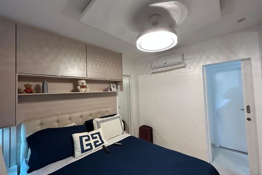 Suíte de apartamento à venda com 3 quartos, 85m² em Del Castilho, Rio de Janeiro