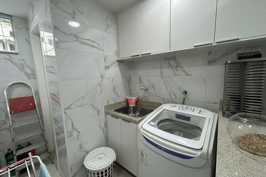 Área de Serviço de apartamento à venda com 3 quartos, 85m² em Del Castilho, Rio de Janeiro