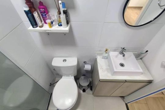 Banheiro de apartamento à venda com 2 quartos, 35m² em Cambuci, São Paulo