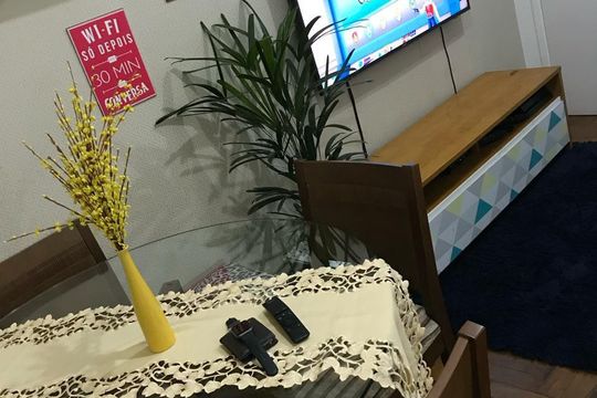 Sala de apartamento à venda com 2 quartos, 50m² em República, São Paulo
