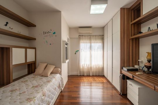 Quarto de apartamento à venda com 5 quartos, 362m² em Aclimação, São Paulo