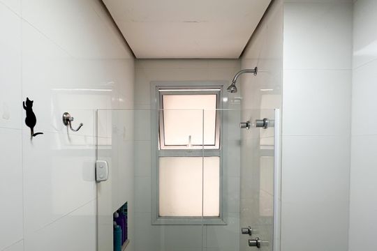 Banheiro Social de apartamento à venda com 3 quartos, 123m² em Centro, São Bernardo do Campo