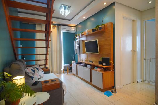Sala de apartamento à venda com 3 quartos, 93m² em Santos Dumont, São Leopoldo