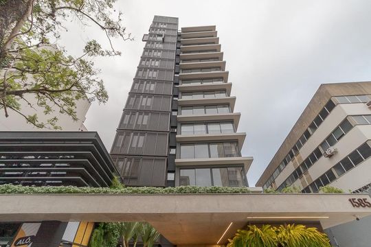 Fachada de apartamento para alugar com 1 quarto, 30m² em Auxiliadora, Porto Alegre