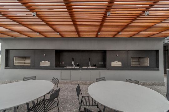 Área comum - Churrasqueira Terraço de apartamento para alugar com 1 quarto, 30m² em Auxiliadora, Porto Alegre