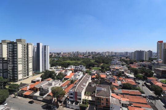 Vista Varanda gourmet de apartamento à venda com 2 quartos, 50m² em Vila Alzira, Santo André