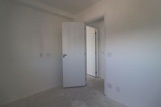 Quarto 2 suíte de apartamento à venda com 2 quartos, 50m² em Vila Alzira, Santo André