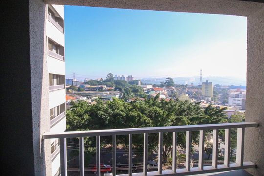 Varanda da Sala de apartamento para alugar com 1 quarto, 26m² em Jardim Imperador (zona Leste), São Paulo