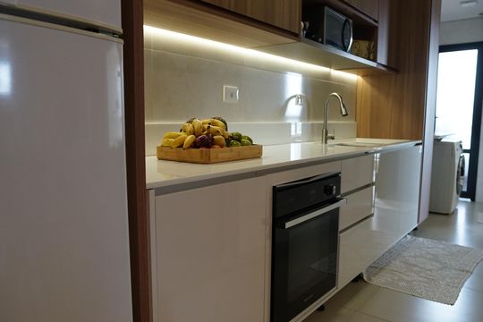 Cozinha - Armários de apartamento à venda com 2 quartos, 68m² em Vila Zanardi, Guarulhos