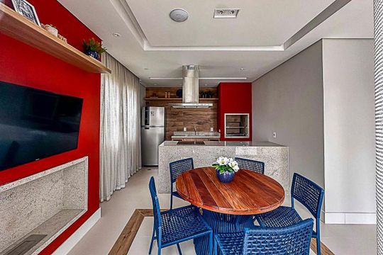 Área comum - Churrasqueira de apartamento à venda com 3 quartos, 113m² em Centro, São Bernardo do Campo