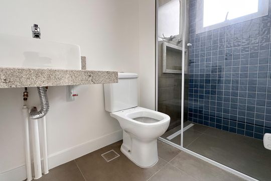 Banheiro da Suíte 1 de apartamento à venda com 3 quartos, 113m² em Centro, São Bernardo do Campo